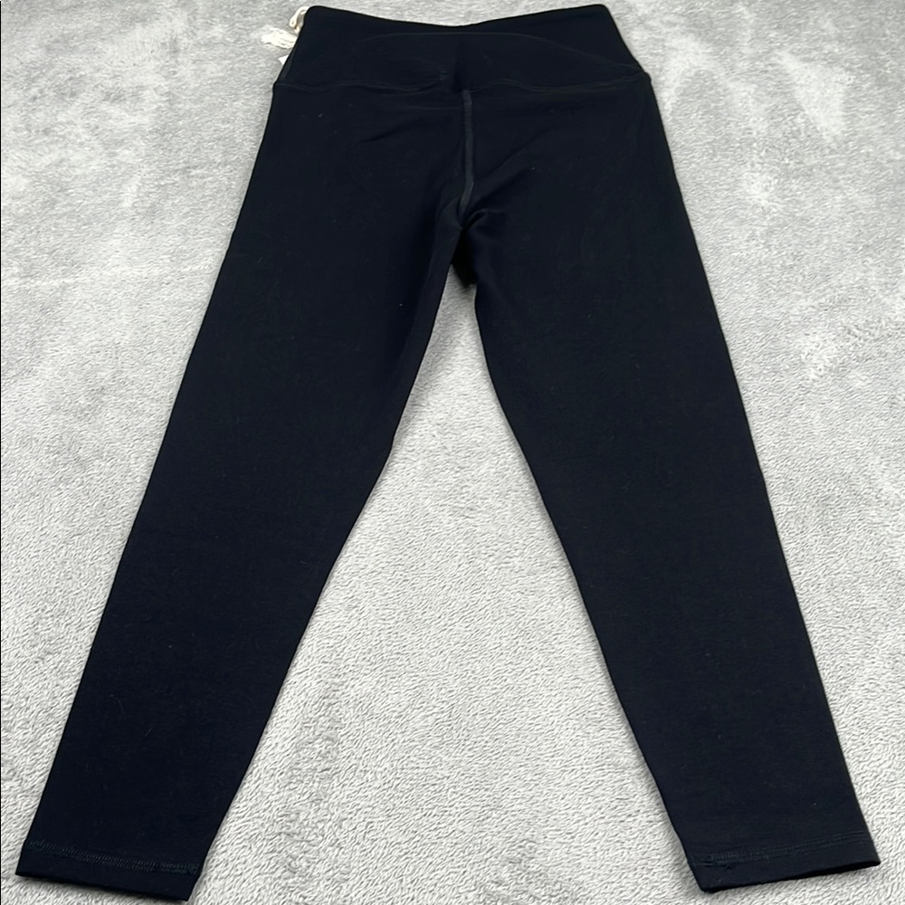 NEW MATE The Label XS Organic Cotton Stretch Black Tank,‎ Midi Cropped Leggings - Picture 7 of 14